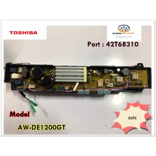 ขายอะไหล่ของแท้/เมนบอร์ดเครื่องซักผ้าโตชิบ้า/TOSHIBA/Part : 42T68310