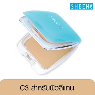 SHEENE DOUBLE PROTECTION POWDER CAKE SPF25 แป้งเค้กเนื้อปกปิดพิเศษ เนียนละเอียด ติดทนนาน