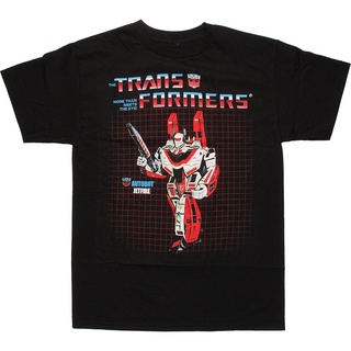 เสื้อยืดคอกลม เสื้อยืดแขนสั้น คอกลม ผ้าฝ้ายแท้  Transformers Jetfire G1 แฟชั่นสไตล์เกาหลี ฮาราจูกุ สําหรับผู้ชาย