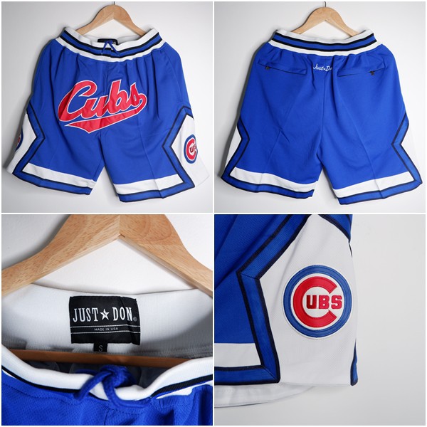 JUSTDON x MLB CUBS กางเกงนําเข้าสีน้ําเงิน ฉบับพิเศษ