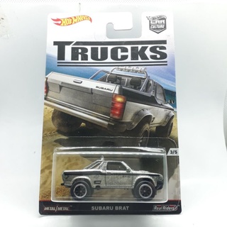 รถเหล็ก Hotwheels SUBARU BRAT TRUCKS ล้อยาง (ib22)