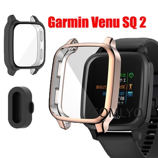 เคสโทรศัพท์มือถือ TPU กันฝุ่น แบบเต็ม สําหรับ Garmin Venu SQ 2 sq2