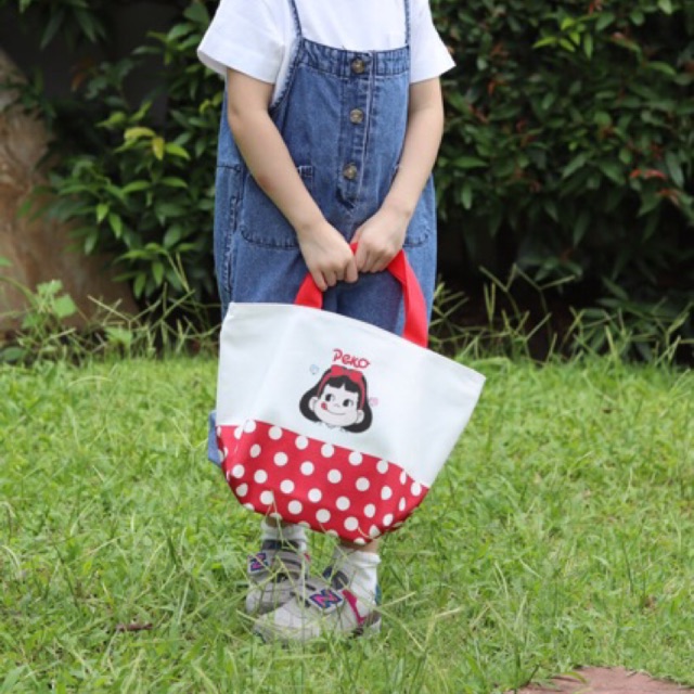 กระเป๋าหิ้วลาย Peko Milky 🛵พร้อมส่ง🛵