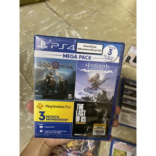 แผ่นเกม PS4 God of war + Horzion 2 แผ่นใน 1 กล่องสภาพกรีดซิล สภาพสวยPs4 แผ่นแท้มือ2 (Ps4 games)(Ps4 game)(เกมส์ Ps 4)