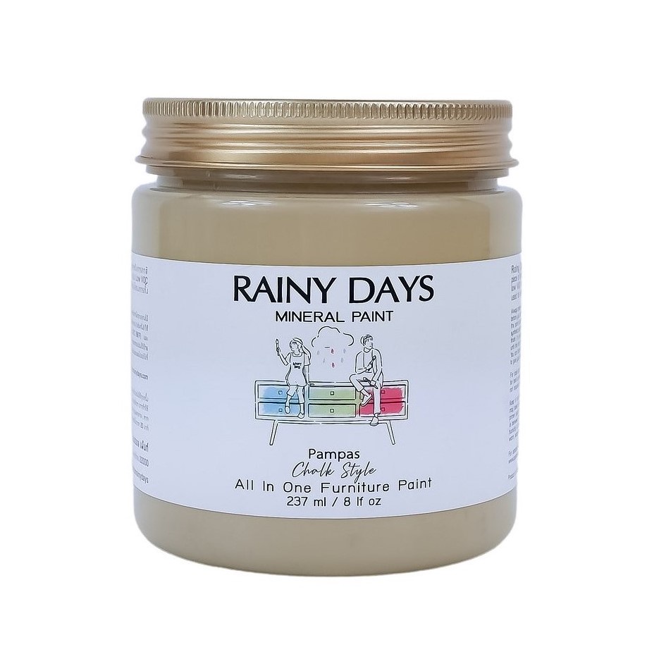 สีทาไม้ สีทาเฟอร์นิเจอร์ สีย้อมไม้ ทาทับสีเดิมได้เลย Pampas Brown