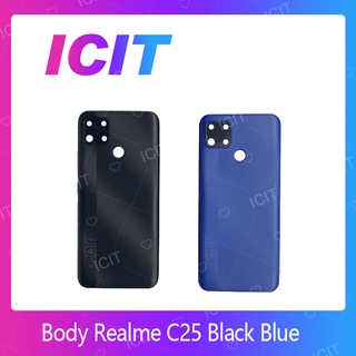 Realme C25  อะไหล่บอดี้ เคสกลางพร้อมฝาหลัง Body For Realme C25  อะไหล่มือถือ ICIT 2020