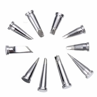 Shiyin 10pcs Soldering Tip Set for Weller WSD81 WD1000 WSP80 WP80 LT Soldering Iron Tip