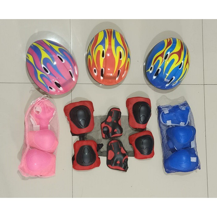 Kids Inline Skater Basic Protector Helmet & Deker Package