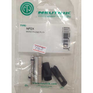 แจ็คไมค์ โมโน jack MIC mono MONO Phone Plug NEUTRIK NP2X