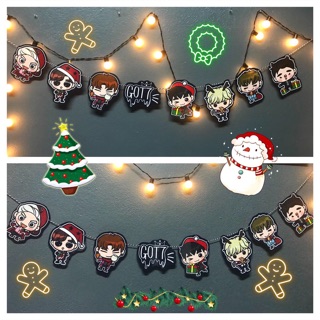 ธง GOT7 Gotoon น่ารักๆ  Christmas