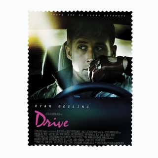 สั่งทำ ผ้าเช็ดแว่นตา ผ้าเช็ดแว่น ผ้าเช็ดเลนส์ ผ้าเช็ดจอ ภาพยนตร์ หนัง Drive ขับดิบ ขับเดือด ขับดุ