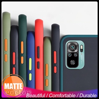 Redmi Note 10 4G Case Skin Feel Matte Phone Cover Xiaomi Redme Note10 4G Nota Not 10s Frame Silicone Shockproof Coque