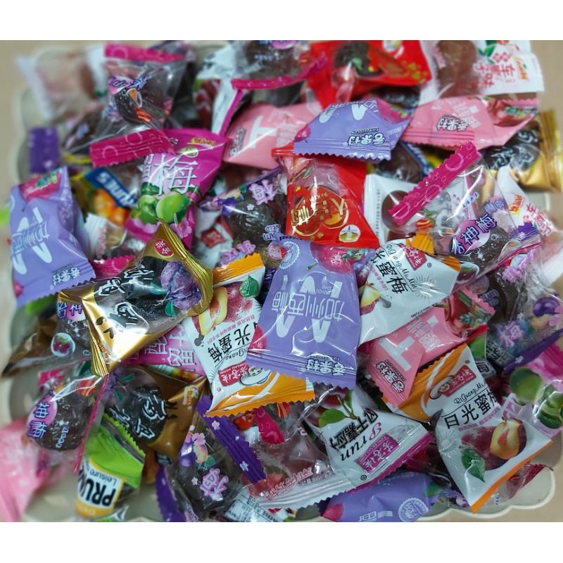 บ๊วยรวมรส คละไซส์ คละรสยอดนิยม พร้อมส่งทุกวัน