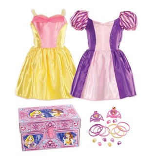 Disney Princess Dress Up Trunk เดรสเจ้าหญิงดิสนีย์พร้อมเครื่องประดับรวมกว่า 20 ชิ้น สุดคุ้ม