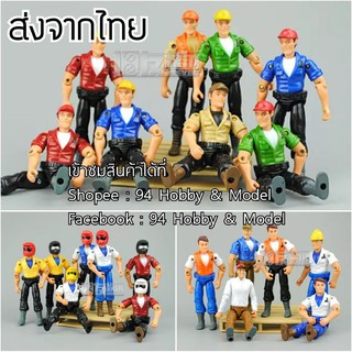 🇹🇭 [หุ่นซีรีย์-2] 10cm หุ่นโมเดล สเกล 1/18 หมุนคอ-แขน-ขาได้ …