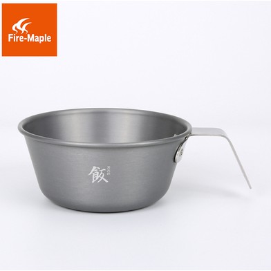 BIVOUAC Titanium Camping Plate - Large 220mm Ultralight Outdoor Dish For Backpacking