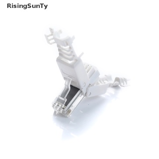 [RisingSunTy] อุปกรณ์ปลั๊กเชื่อมต่อสายเคเบิลอีเธอร์เน็ต CAT6 RJ45 ♨ขายดี