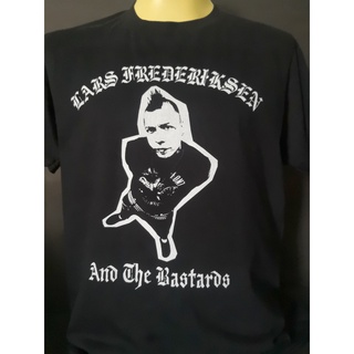 เสื้อวงนำเข้า Lars Frederiksen and the Bastards Rancid Greenday Skinhead Street Punk Rock Style Vintage Gildan T-Shirt