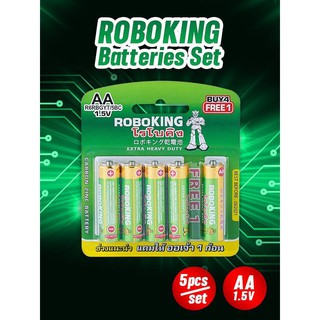 ROBOKING ถ่านขนาด AA แพ็ค 5 ก้อน