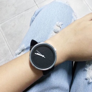 รหัสสินค้า VN123 Minimal Watch (Black)