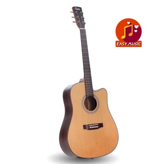 กีตาร์โปร่ง Gusta SDM5C Acoustic Guitar