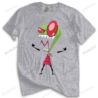 ถูกสุดๆเสื้อยืดผ้าฝ้าย คอกลม พิมพ์ลาย Invader Zim Extraterrestrial Zim Artwork สไตล์ยุโรป สําหรับผู้ชาย และผู้หญิง