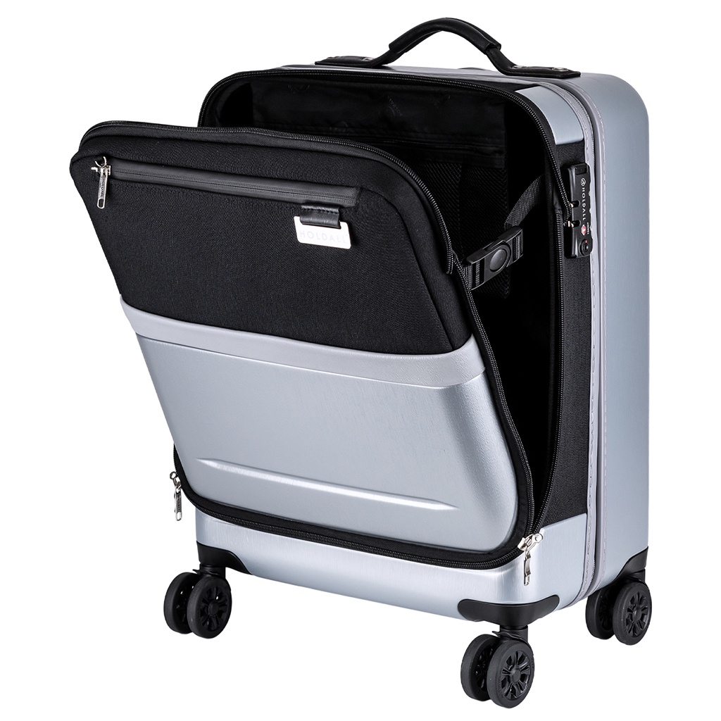 ็Holdall กระเป๋าเดินทางล้อลาก 18 นิ้ว โฮลดอร์ รุ่น Aeneas วัสดุPCผสมผ้า แข็งแรง น้ำหนักเบา ล้อลื่นหมุน 360 องศา กันน้ำ