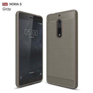 เคส Phone Case Nokia 5 Nokia5 คาร์บอนไฟเบอร์ เคสอ่อนนุ่ม โทรศัพท์ กรณี