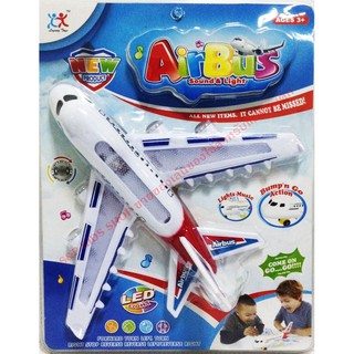 ของเล่น เครื่องบิน AirBus ชนถอย มีเสียง มีไฟ