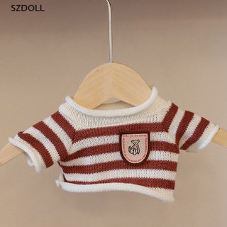 [cxSZDOLL]  Baby Clothes For Dolls 20cm Baby Cute Sweater Clothing Suit Diy Doll Dressup  DOM