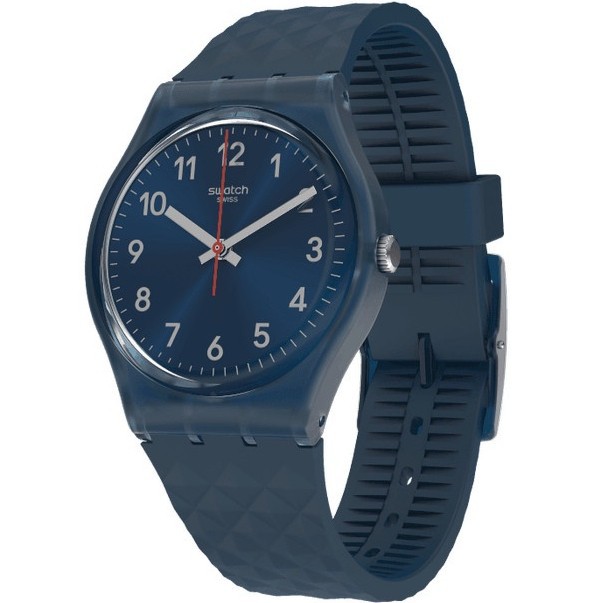 HOT Swiss Made BLUENEL SWATCH GN271 นาฬิกาข้อมืออะนาล็อก สายยาง สําหรับผู้หญิง