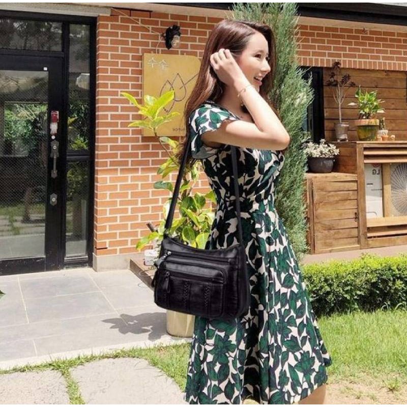 กระเป๋าสะพายไหล่ แฟชั่น หนังกระเป๋าถือสะพายข้าง BB00168