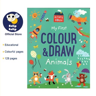 My First Color &amp; Draw Animals สมุดระบายสี พร้อมกิจกรรมสนุก (128 หน้า)