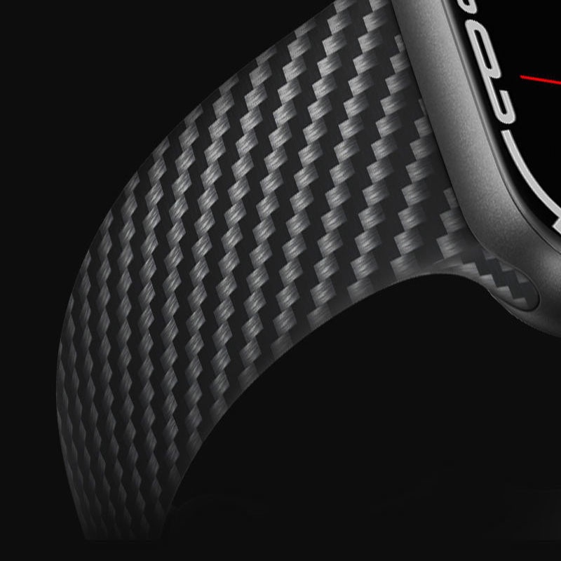 สายนาฬิกาข้อมือ คาร์บอนไฟเบอร์ แบบเปลี่ยน สําหรับ Apple Watch 7 SE 6 5 4 #8