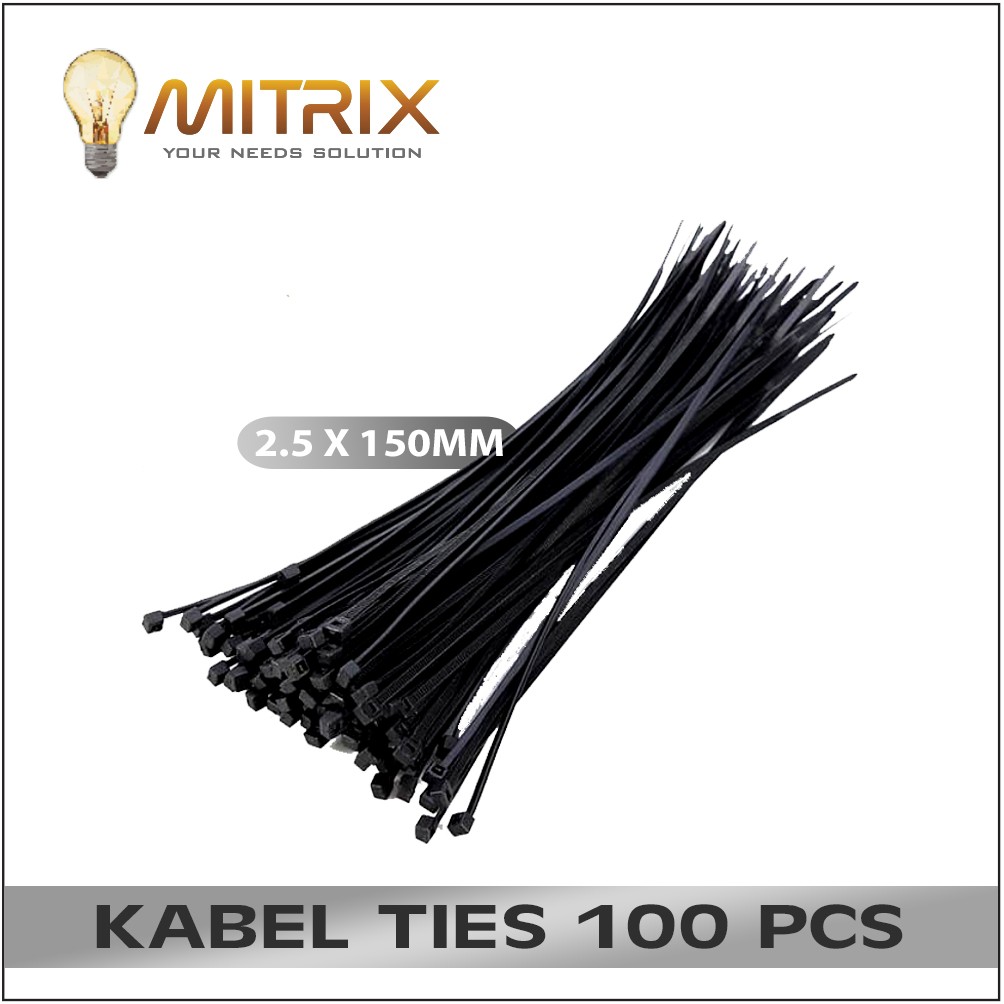 Cable Ties / Cable Ties / Tali Ties / Cable ขนาด 2.5 x 150 mm