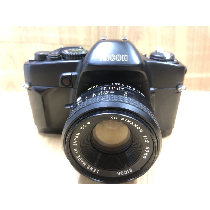 กล้องฟิล์มมือสอง Ricoh XR-7M II Lens Rikenon 50 f/2 สภาพใช้งานได้ 100%