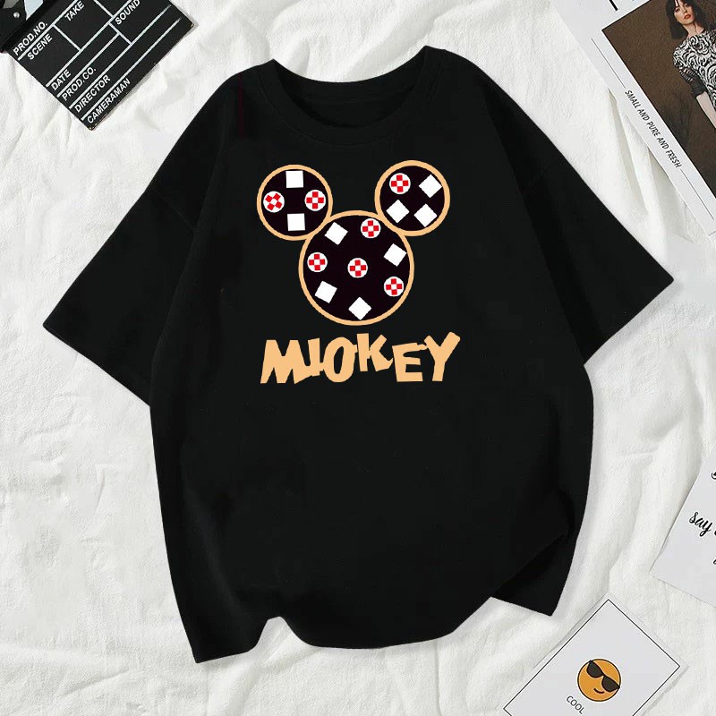 เสื้อยืดคอกลมผ้านิ่มใส่สบาย ลายแฟชั่นวินเทจ พร้อมส่ง T-534