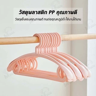 [ เเขวนเสื้อสูท ] ไม้เเขวนเสื้อ ไม้เเขวนพลาสติกไหล่กว้าง เเขวนเสื้อสูท ตะขอหมุนได้ 360องศา สีพาทเทลน่ารัก CA