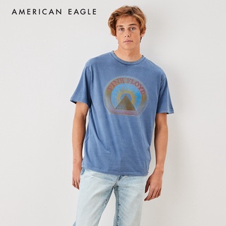 ผ้าฝ้าย 100%American Eagle Super Soft Pink Floyd T-Shirt เสื้อยืด ผู้ชาย กราฟฟิค(MTS 017-2316-410)S-3XL