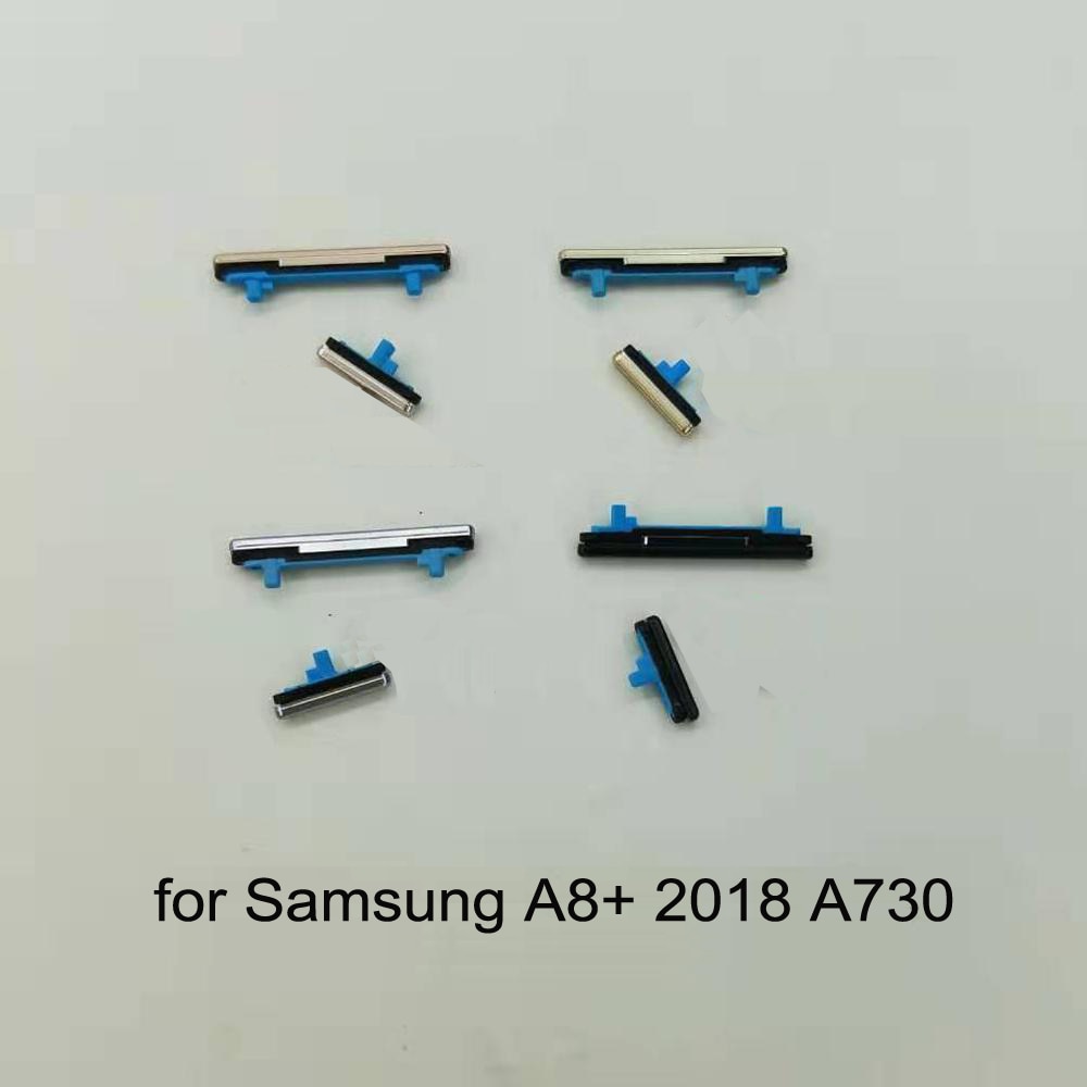 สําหรับ Samsung Galaxy A8/A8 Plus A8+ 2018 A530 A730 A730F A730N A730W ชุดกุญแจด้านข้าง Power และปุ่