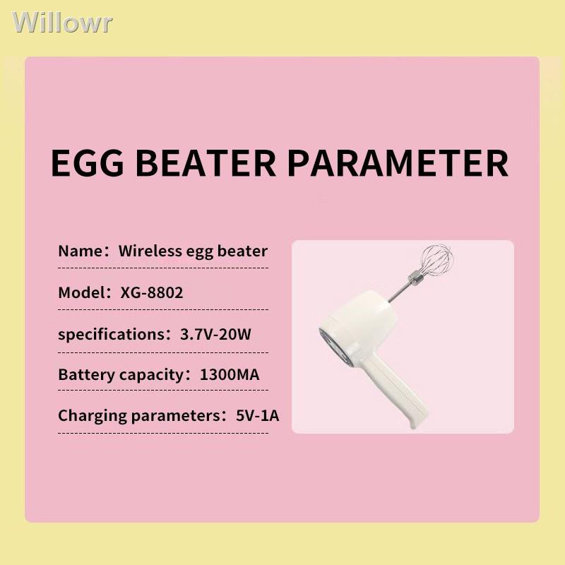 📣ส่วนลด 50%📣♙☎✆Mixer Egg Beater Mixer Egg Beater 5 Speed Electric Mixer Household Handheld Whisk Egg Portable Hand Mix