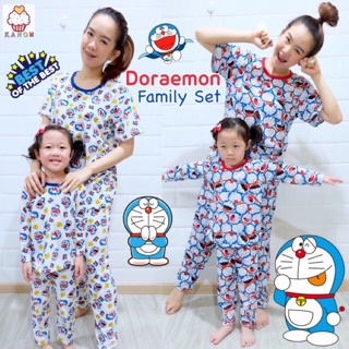 💛โดราเอม่อน💛ชุดนอนครอบครัว, แม่ลูก, คู่รัก Family Pajama Set❤️💙