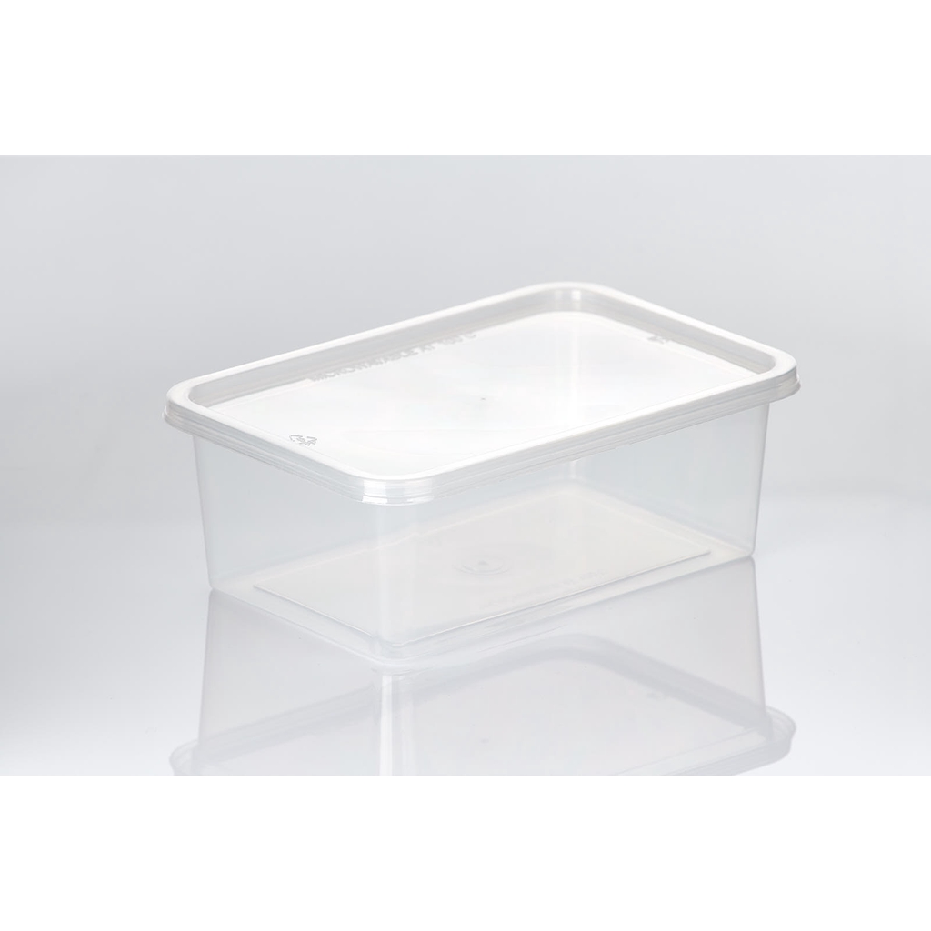 (แพ็ค 25 ชิ้น) V501N-PPกล่องใส่อาหาร500กรัมใส+ฝาPP