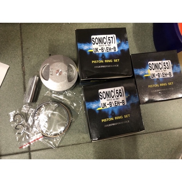 PISTON SET SONIC 53mm / 56mm /57mm