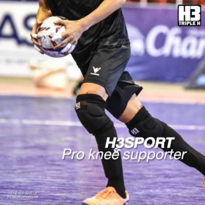 (H3ลิขสิทธิ์💯)สนับเข่า ผู้รักษาประตู H3 PRO รุ่นโปรหนาคลุมด้านข้างเข่า แพ็คคู่