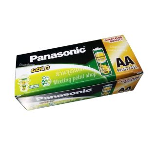 ถ่าน Panasonic AA ถ่านพลังช้าง ทนคุ้มค่าการใช้งาน จำนวน 60 ก้อน (Green Box)