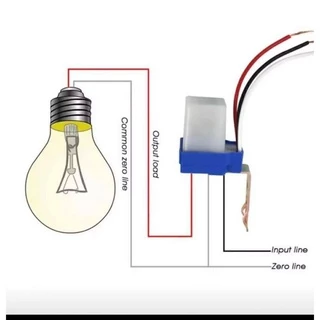 สวิตซ์แสง สวิตซ์แสงแดด 220V เซนเซอร์แสง 10 แอมป์ 1ชิ้น 2000W