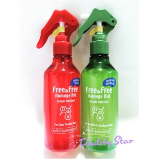 (แถม!!มาส์กหน้า49฿) เซรั่มบำรุงผมสูตรน้ำ Free &amp; Free Damage Aid Serum Nutrient Treatment Water Spray 210ml.