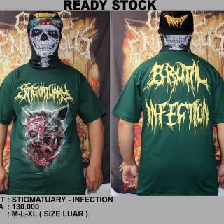 [S-5XL] เสื้อยืด ลายวงดนตรีโลหะ INFECTION brutal deathmetal slamming