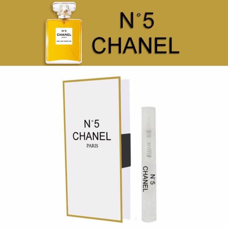CHANEL น้ำหอม กลิ่นแป้ง ชาแนล Chanel : N5 ขนาด5ml. ราคาถูก ราคาส่ง